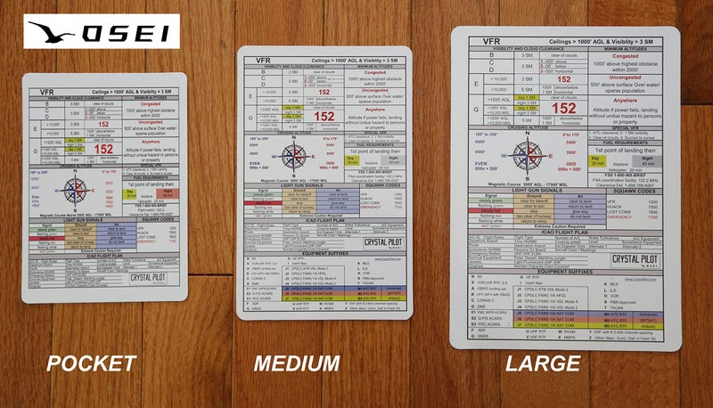 Crystal Pilot VFR-IFR Placard (Pocket) - Image 2